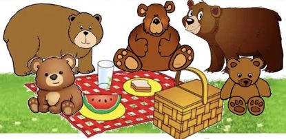garden afternoon with teddy bears picnic